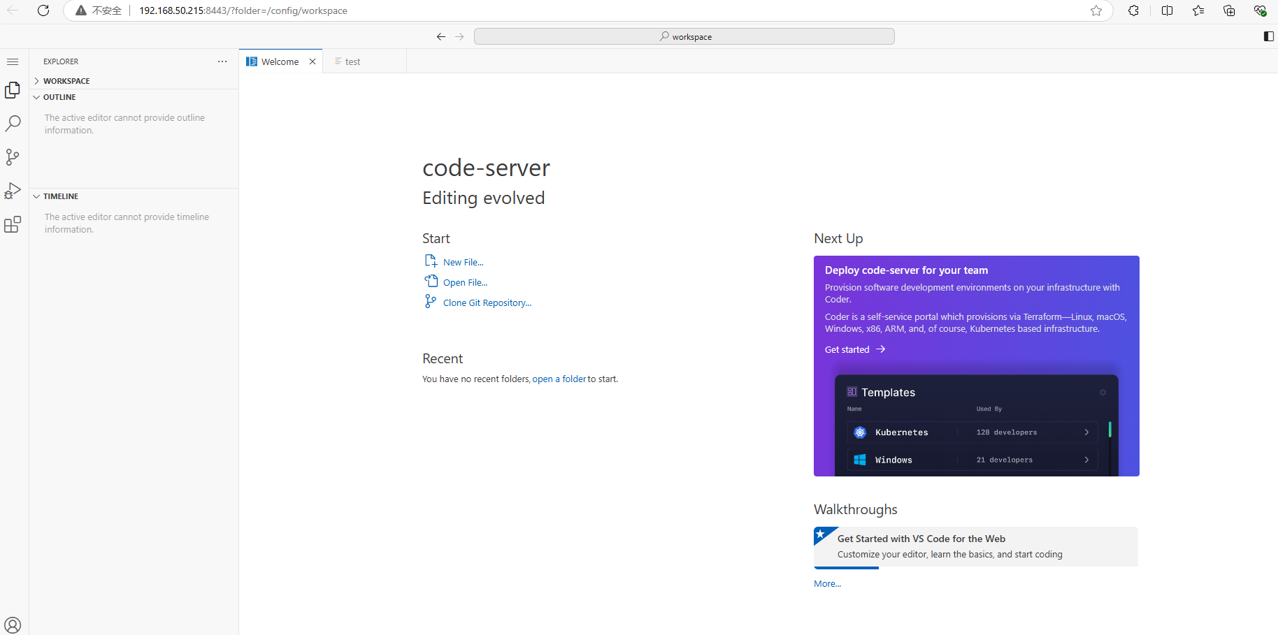 Blog list card cover: «docker构建部署 网页版 VScode (code-server)», Tags: docker — STARBUCKET Blog