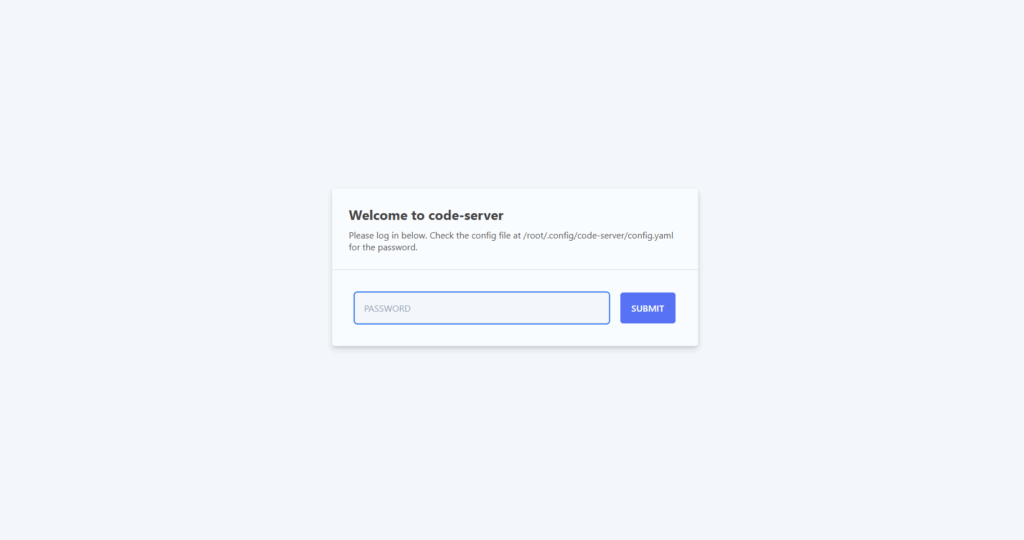 docker构建部署 网页版 VScode (code-server)